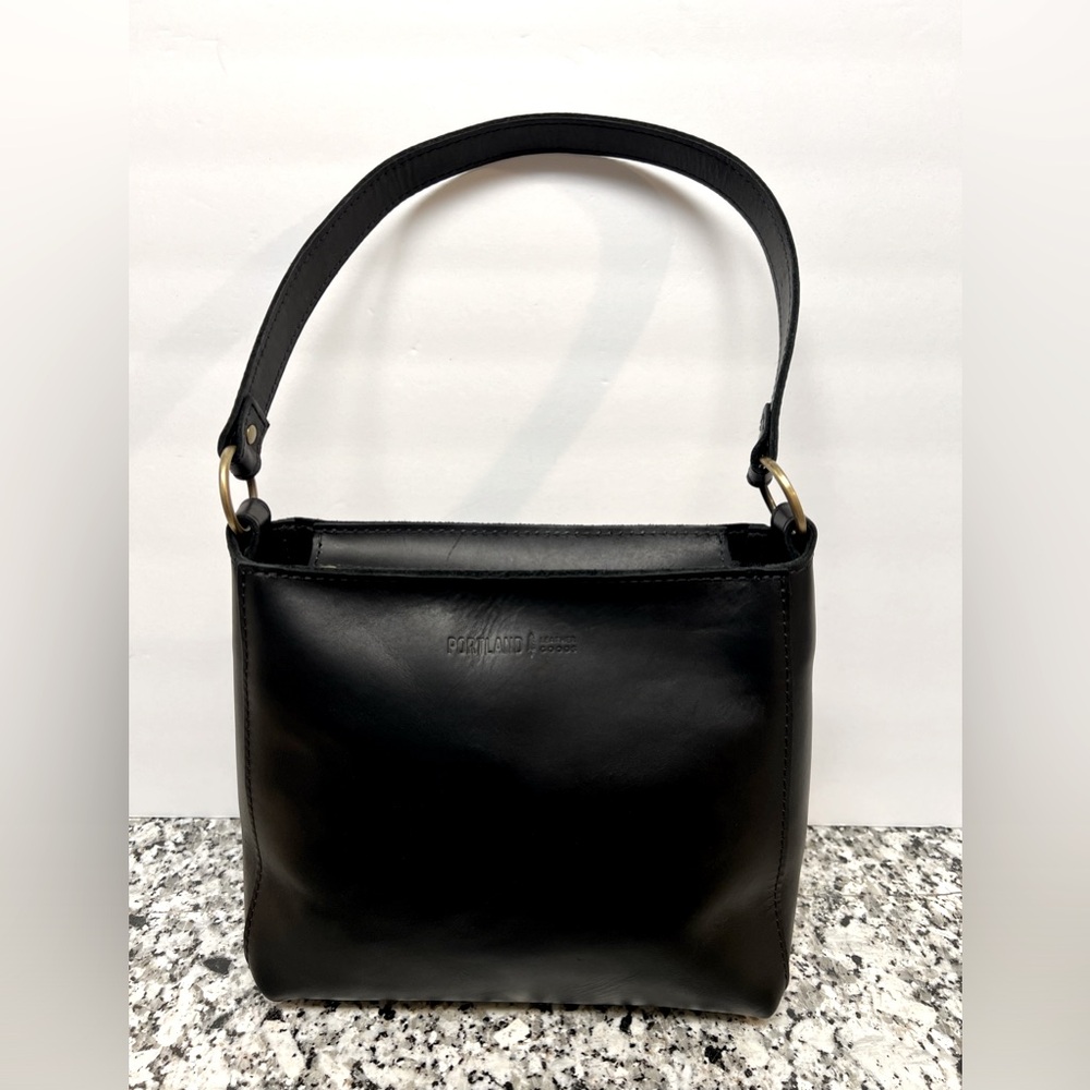 EUC PLG Triangle Shoulder Bag - Black